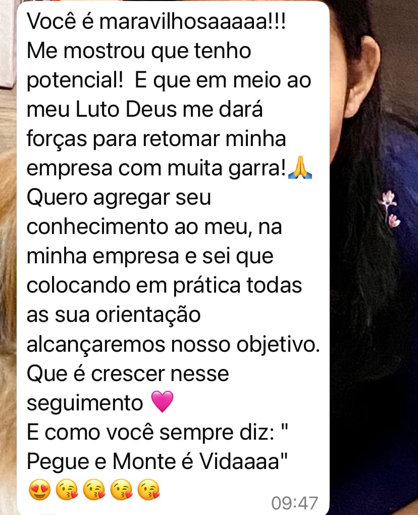 Depoimento de aluna