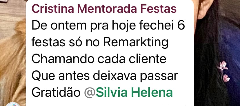 Depoimento de aluna